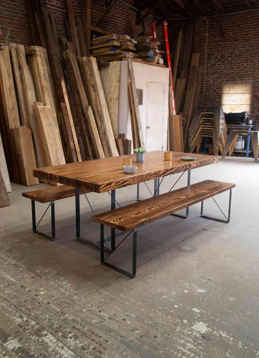 The Ashley Dining Bench - Parkman Woodworks Store