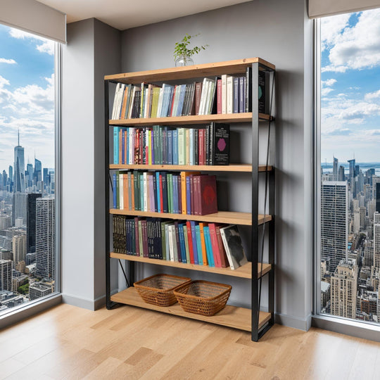 The Adrian Bookshelf | Wood Furniture | Parkman Woodworks