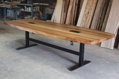 The Jimi Boat Shaped Conference Table