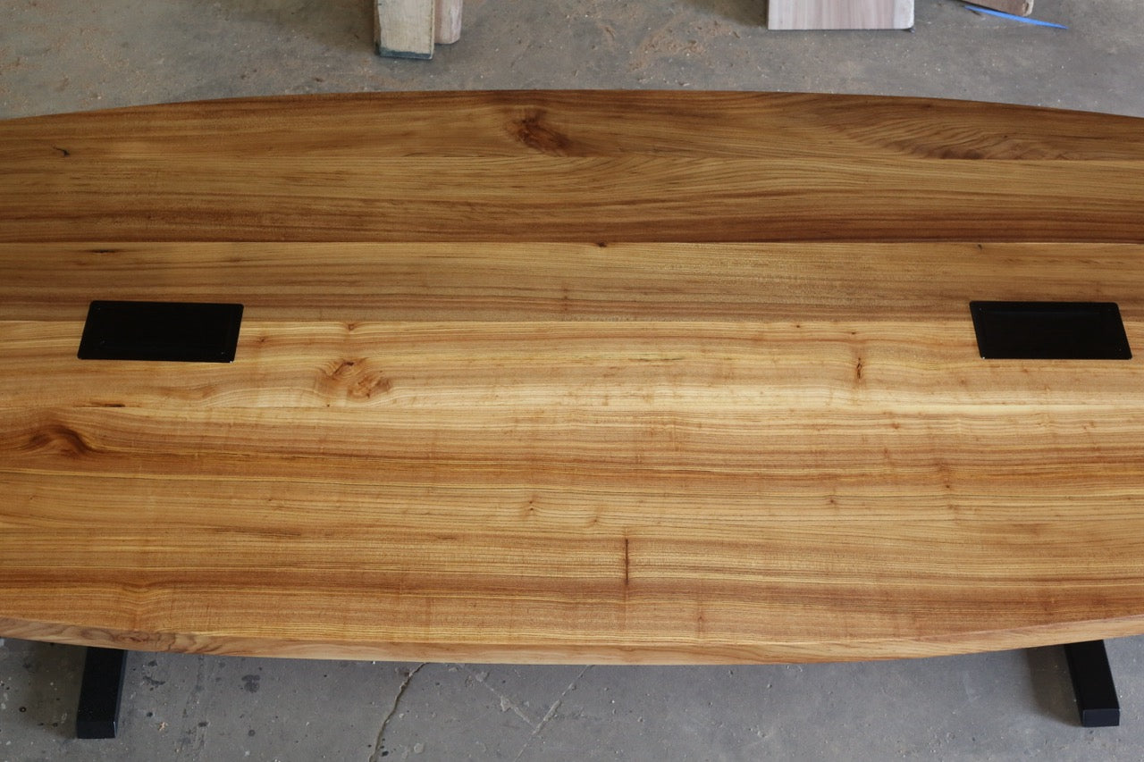 The Jimi Boat Shaped Conference Table