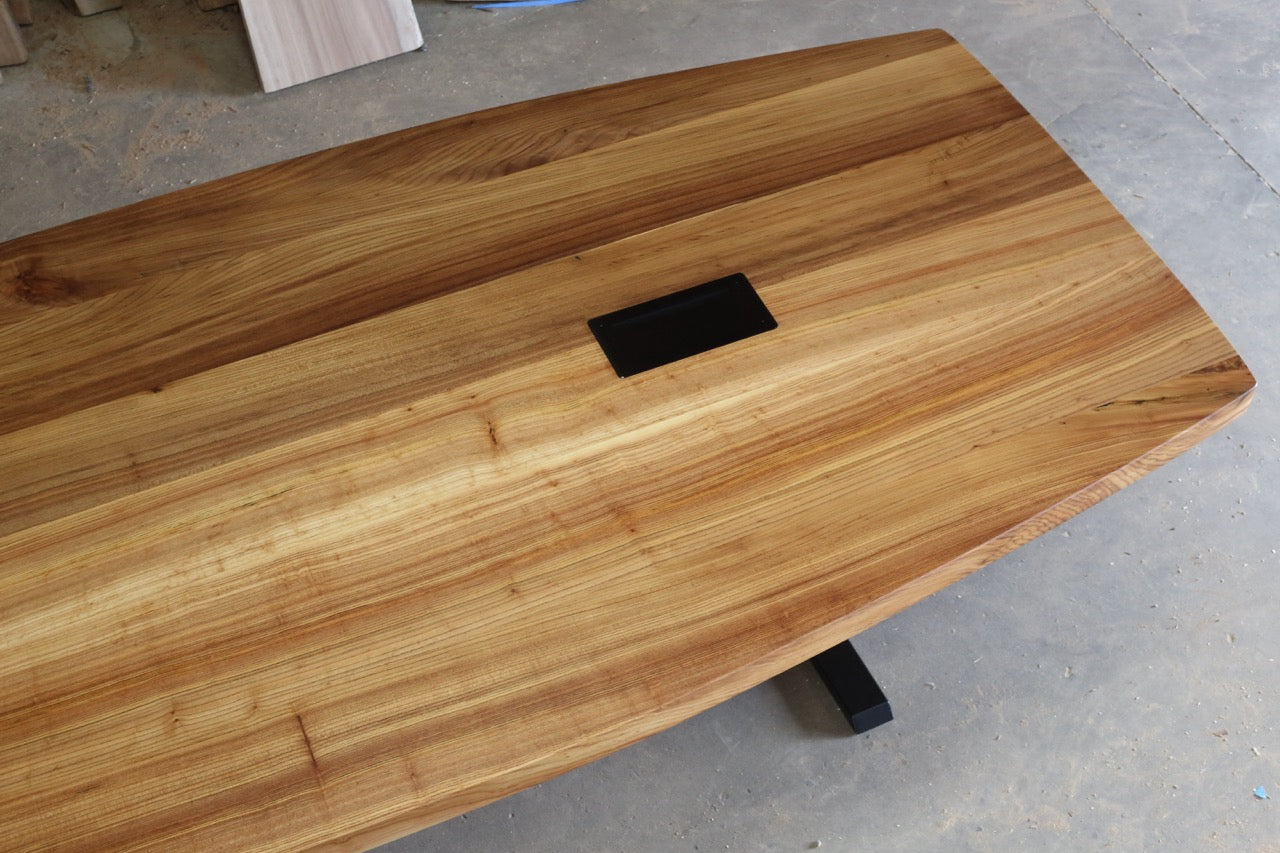 The Jimi Boat Shaped Conference Table