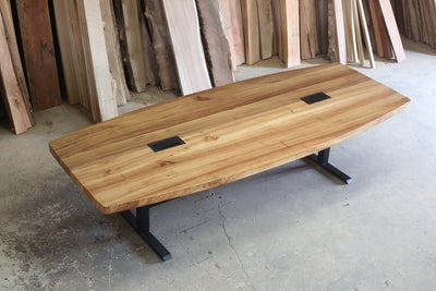 The Jimi Boat Shaped Conference Table