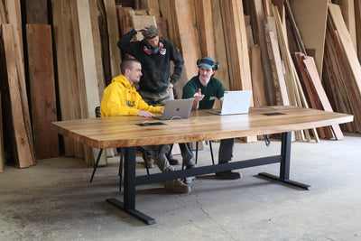 The Jimi Boat Shaped Conference Table