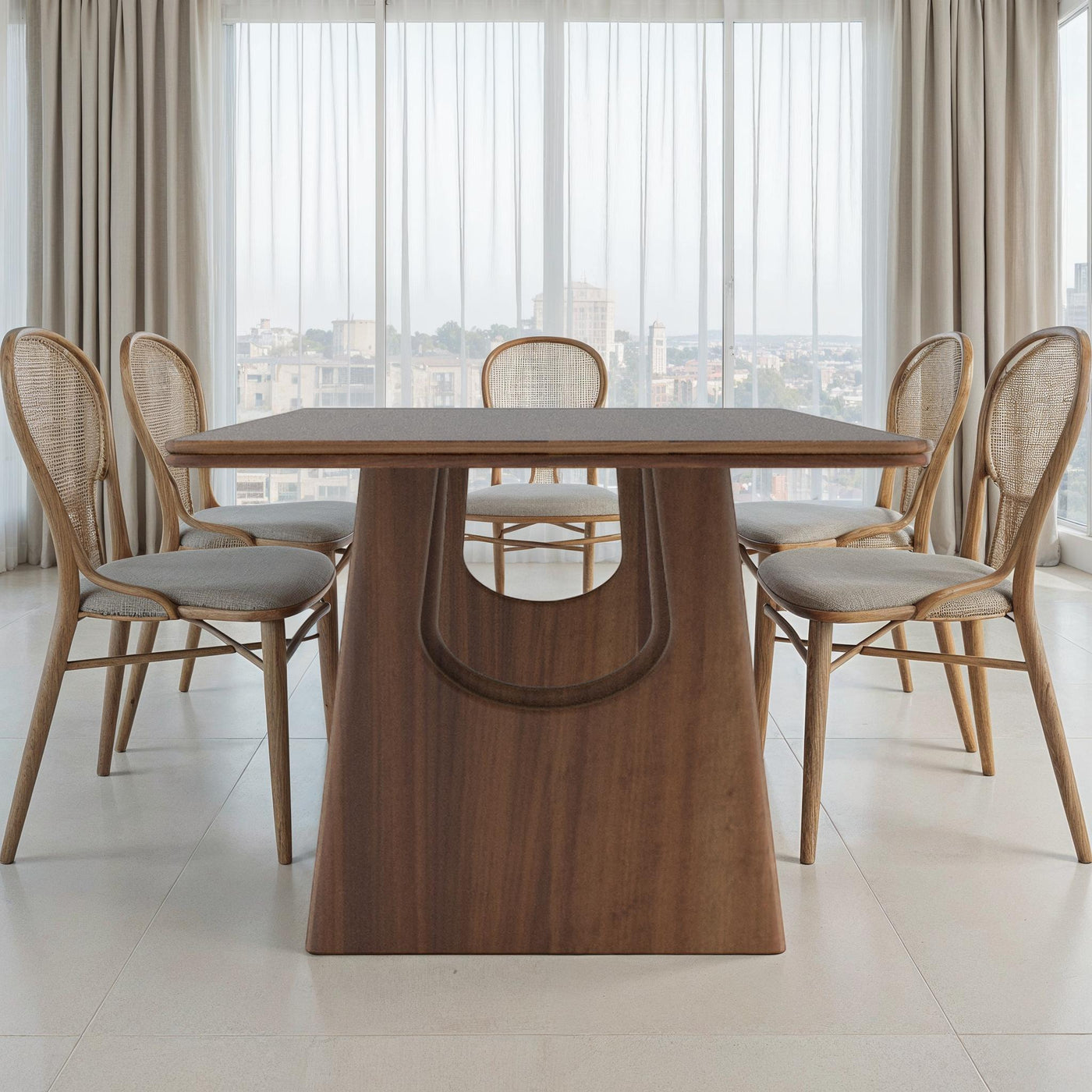 The Belle Curve Dining Table