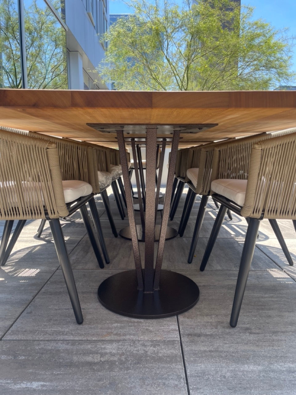 The Conrad Pedestal Table