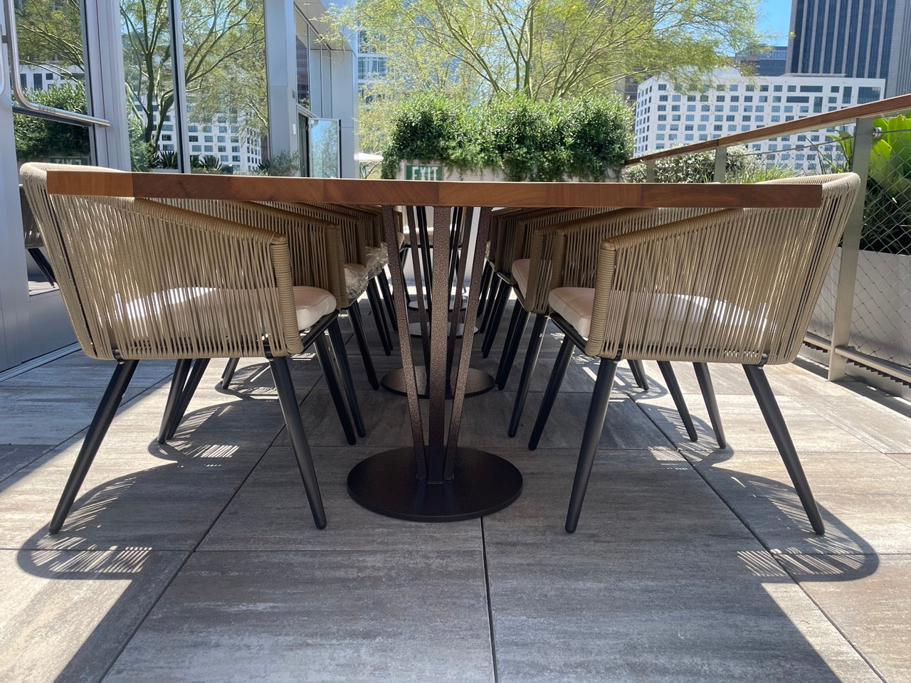 The Conrad Pedestal Table