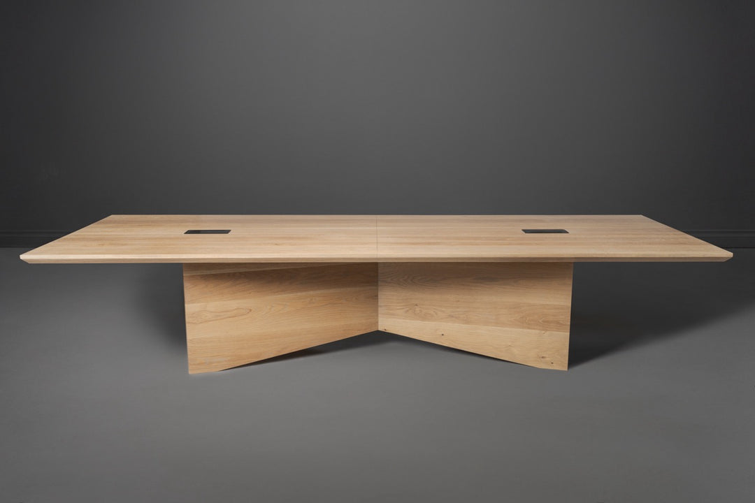 The Vibe Check Contemporary Solid Wood Conference Table | Wood