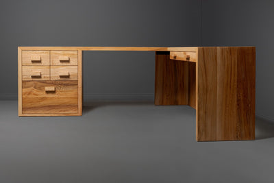 The Dougie L-Shaped Desk with Drawers