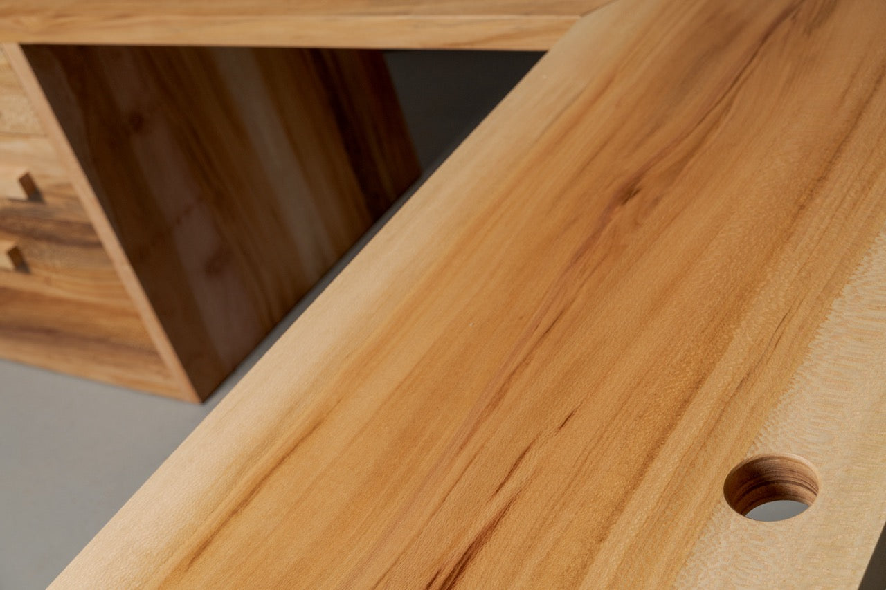 The Dougie L-Shaped Desk with Drawers