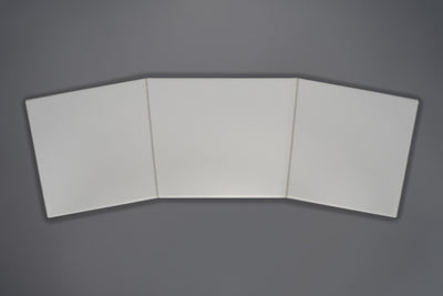 The Vasquez Leather-Wrapped Curved Desk with Drawers