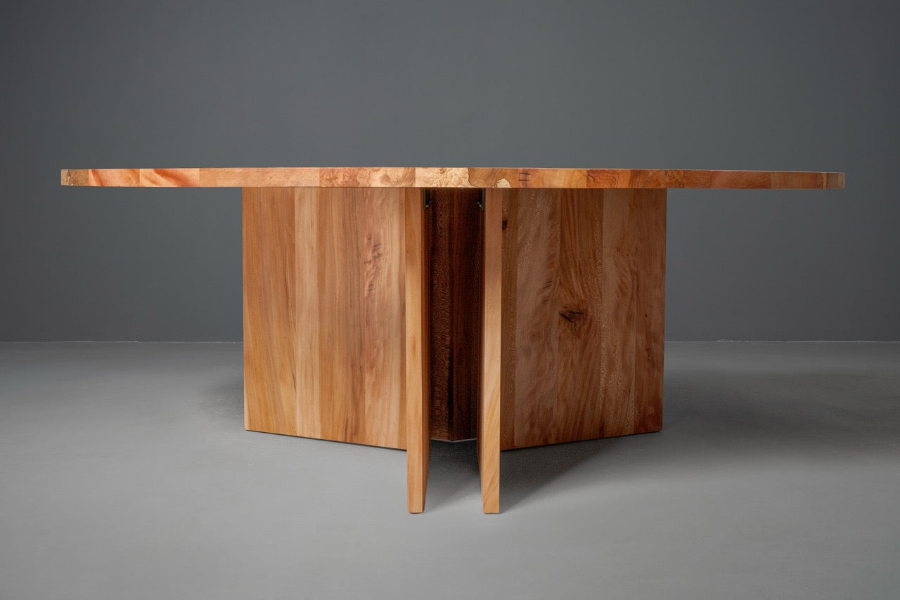 The Drum Circle Round Discussion Table | Wood Furniture | Parkman Woodworks