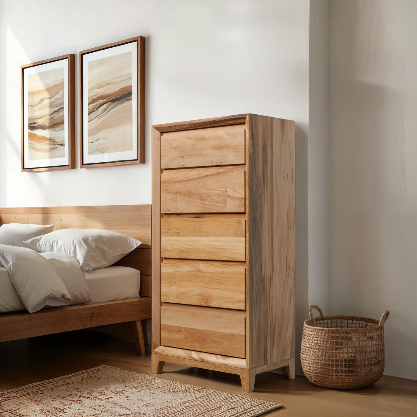 Tall Bedroom Dressers Handmade from Solid Hardwoods