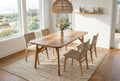 The Zamudio Mid-Century Modern Solid Wood Dining Table