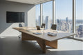 The Danelle Contemporary Solid Wood Conference Table