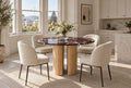 The Freeman Round Marble Dining Table