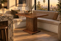 The Looky Lou Chopping Block Table with Fluted Base