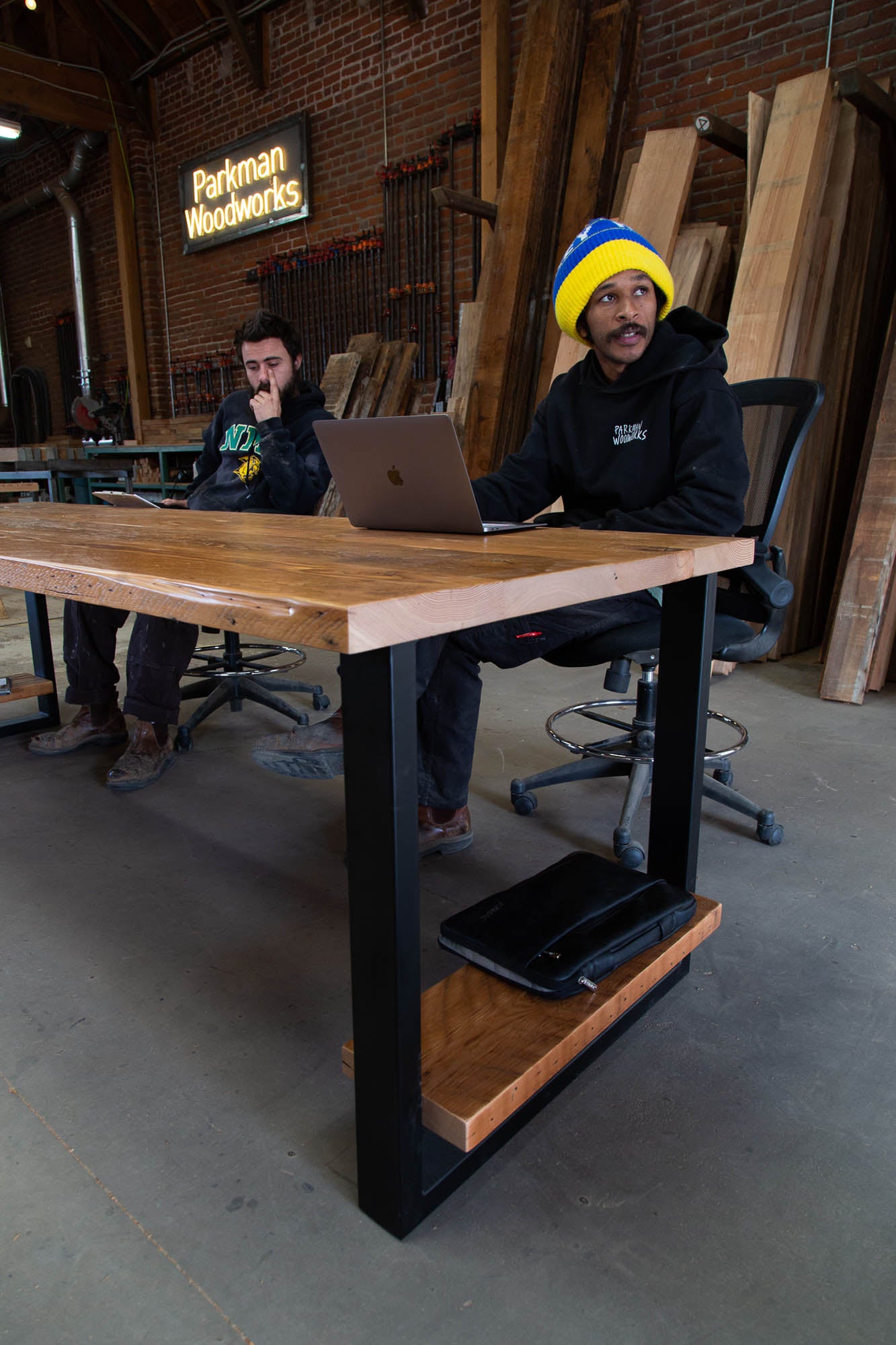 The Kinga Computer Desk - Parkman Woodworks Store