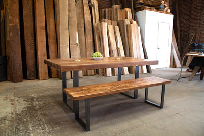 The Geraldine Dining Bench - Parkman Woodworks Store