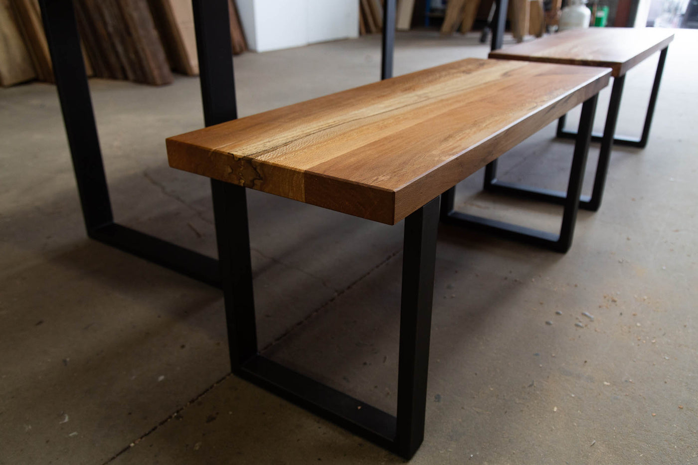 The Geraldine Dining Bench - Parkman Woodworks Store