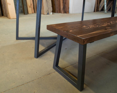 The Lauren Dining Bench - Parkman Woodworks Store