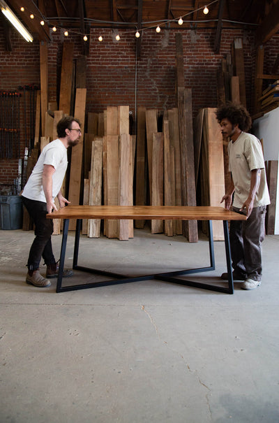 The Lauren Dining Table - Parkman Woodworks Store