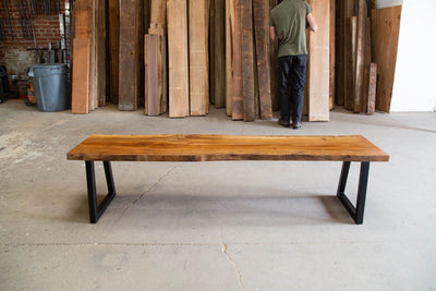 The Lauren Dining Bench - Parkman Woodworks Store