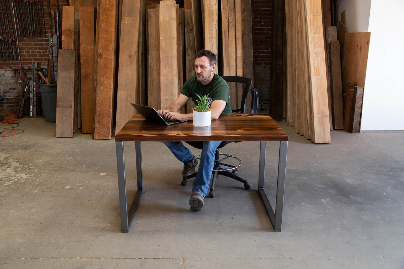 The Kinga Computer Desk - Parkman Woodworks Store