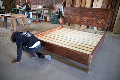 The Foxy Box Bed Frame - Parkman Woodworks Store