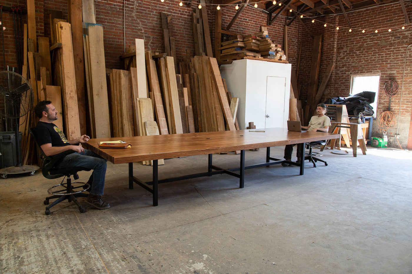 The Honor Bar Conference Table - Parkman Woodworks Store