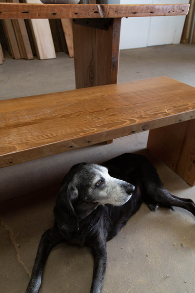 The Waterfall Dining Bench - Parkman Woodworks Store