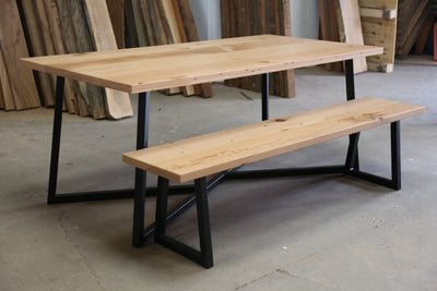 The Lauren Dining Bench - Parkman Woodworks Store