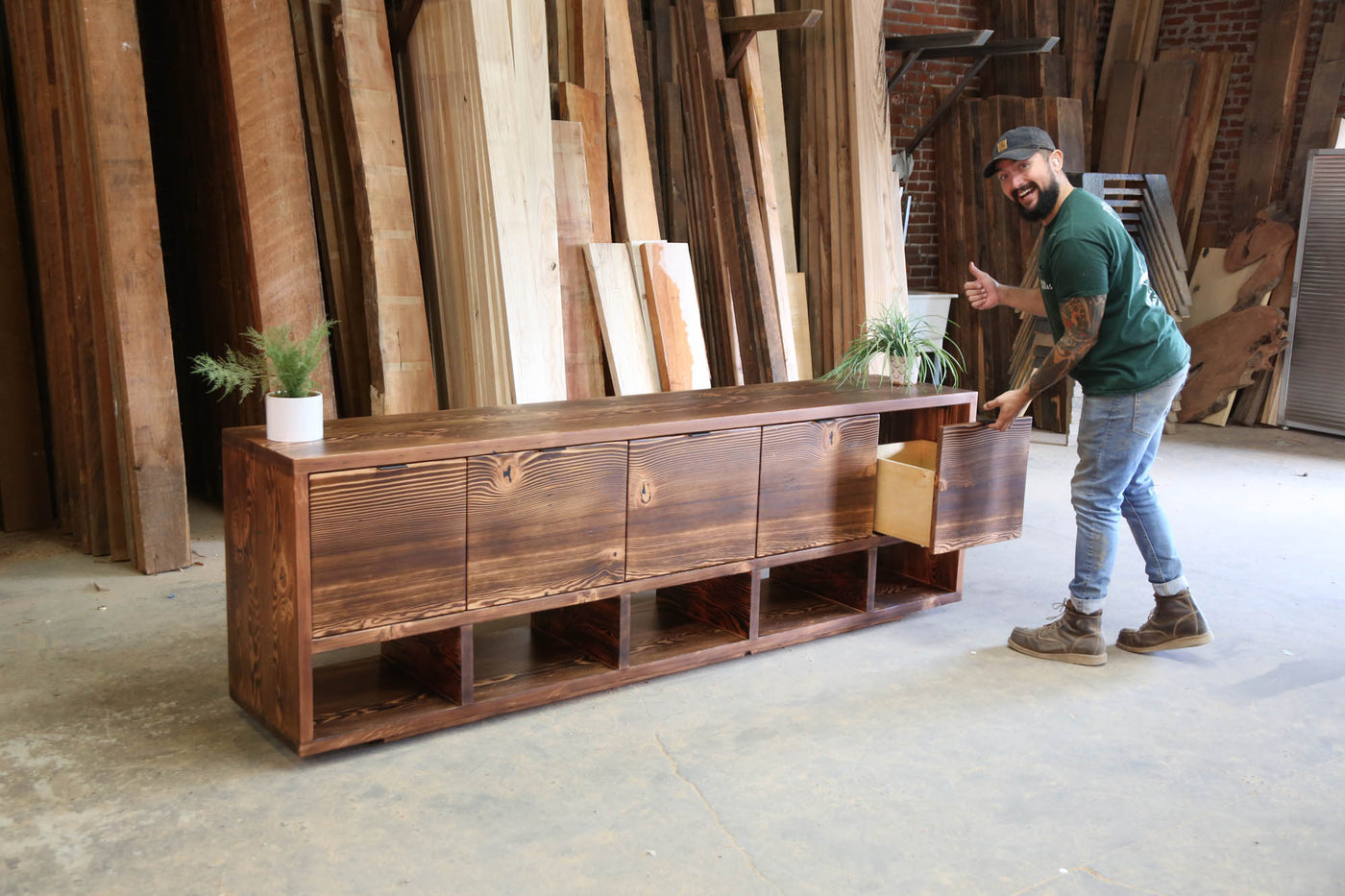 The Akela Media Console - Parkman Woodworks Store