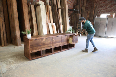 The Akela Media Console - Parkman Woodworks Store