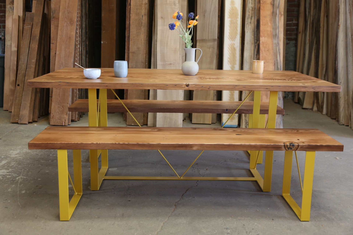 The Ashley Dining Bench - Parkman Woodworks Store