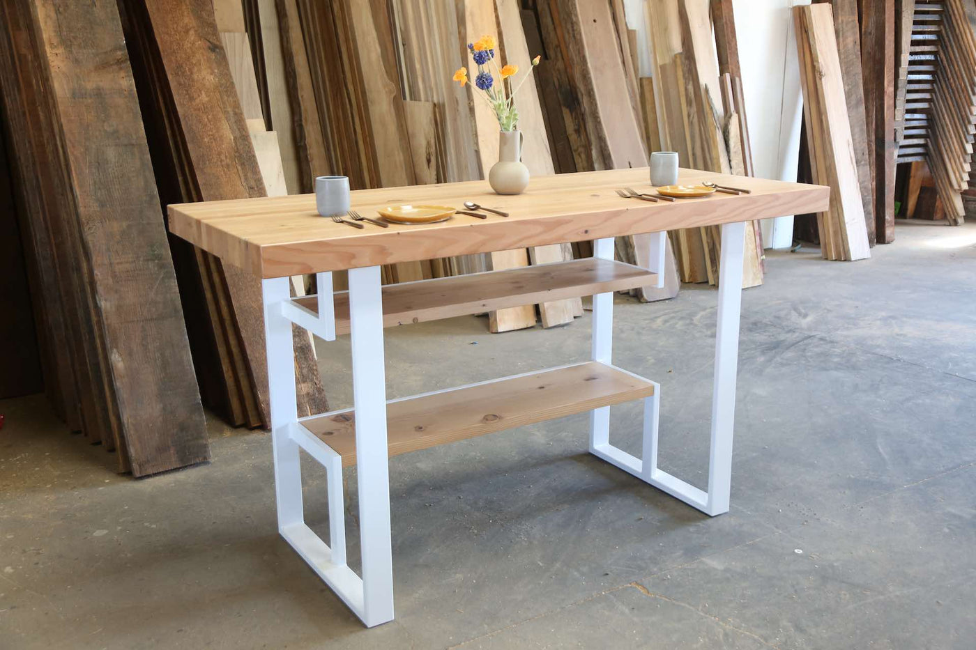 The Kelly Kitchen Island - Parkman Woodworks Store