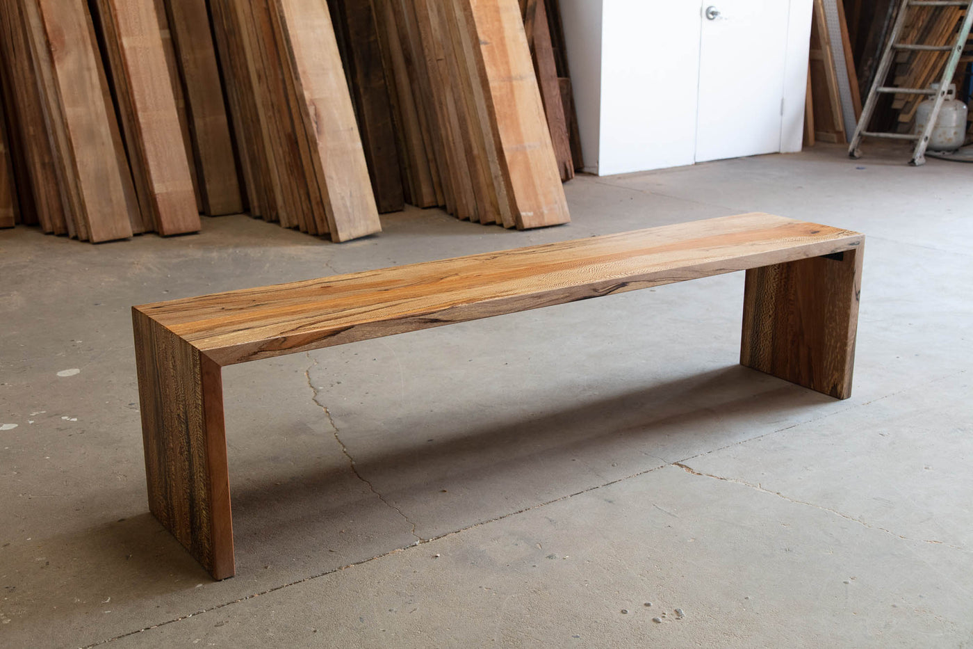 The Waterfall Dining Bench - Parkman Woodworks Store