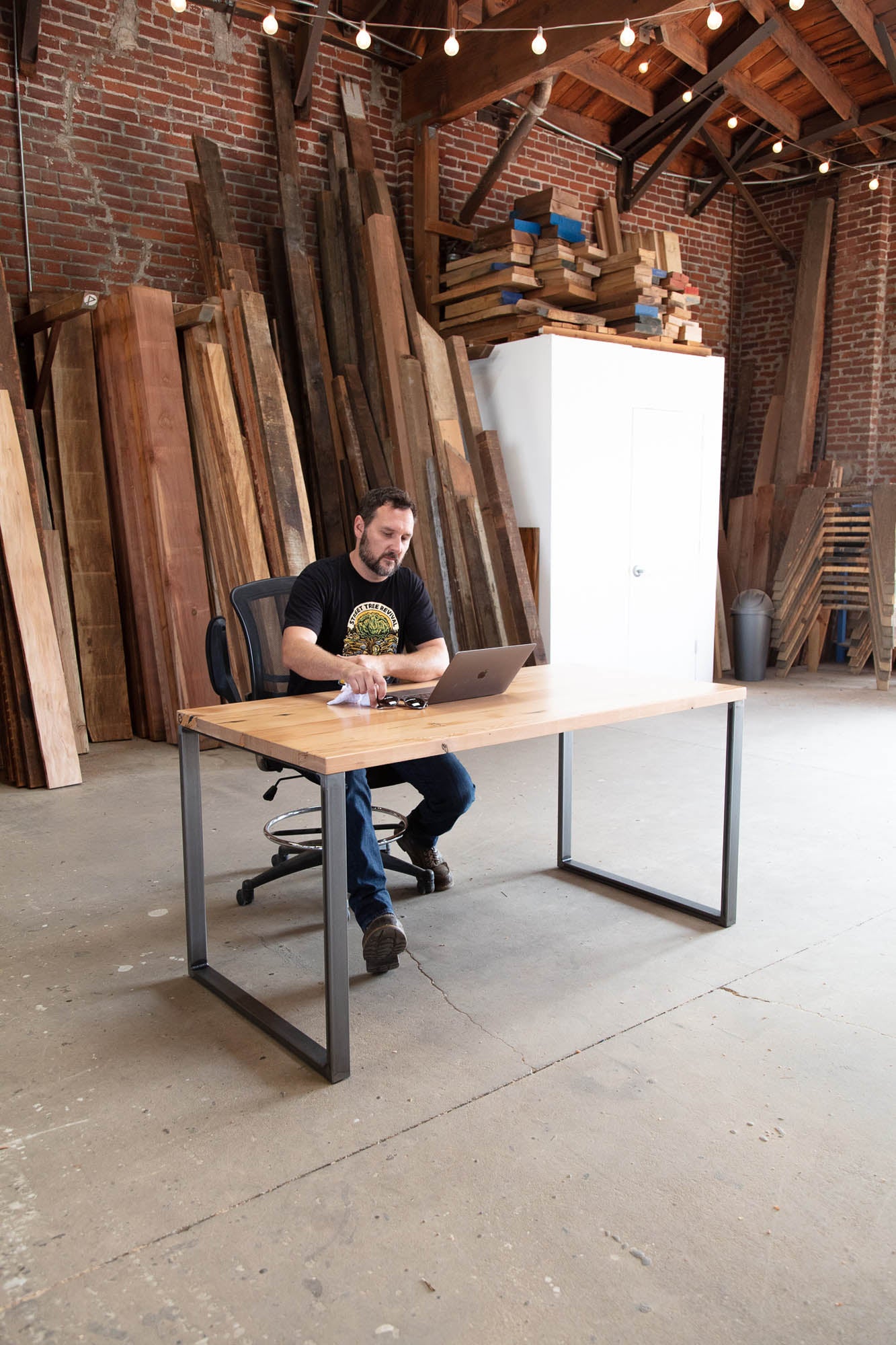 The Kinga Computer Desk - Parkman Woodworks Store