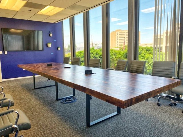 The Violet Conference Table - Parkman Woodworks Store