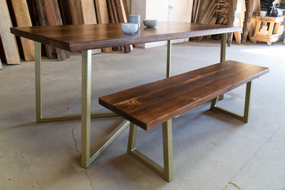 The Lauren Dining Bench - Parkman Woodworks Store