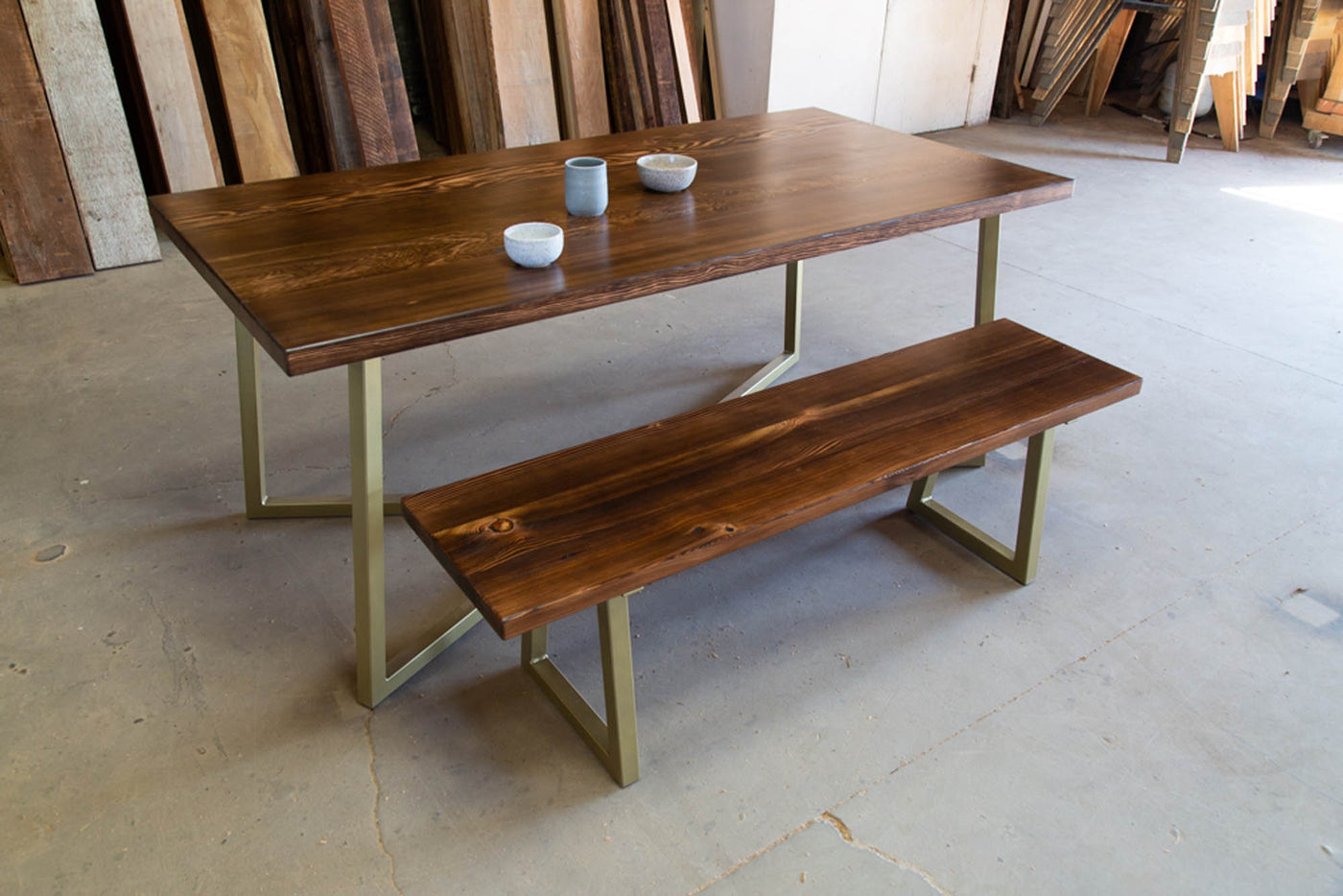 The Lauren Dining Bench - Parkman Woodworks Store