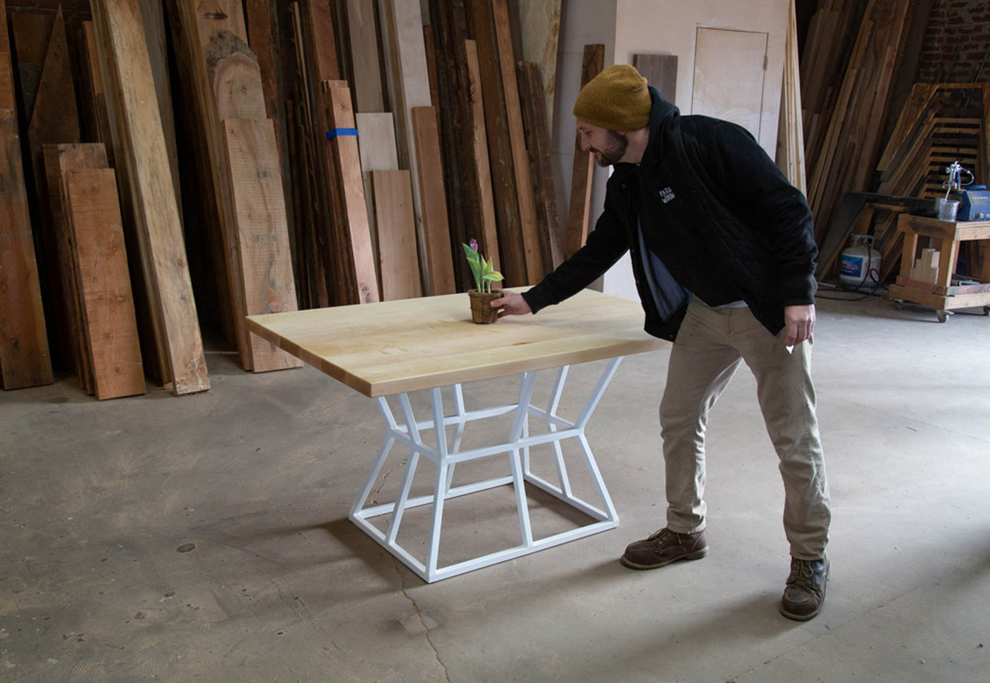 The Kristi Dining Table - Parkman Woodworks Store