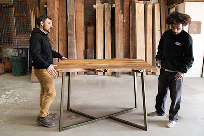 The Lauren Dining Table - Parkman Woodworks Store