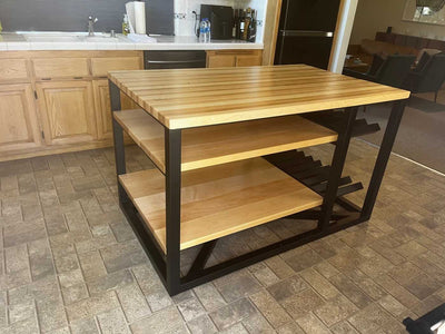 The Rudy Kitchen Island - Parkman Woodworks Store